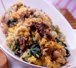 シンプル焼肉炒飯出来上がり図